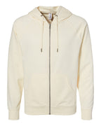 Unisex Icon Lightweight Loopback Terry Full-Zip Hooded Sweatshirt | SS1000Z