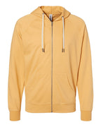 Unisex Icon Lightweight Loopback Terry Full-Zip Hooded Sweatshirt | SS1000Z