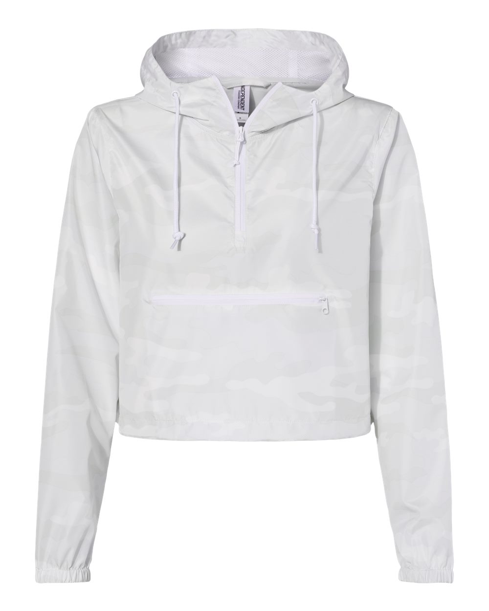 Women's Lightweight Quarter-Zip Pullover Crop Windbreaker | EXP64CRP