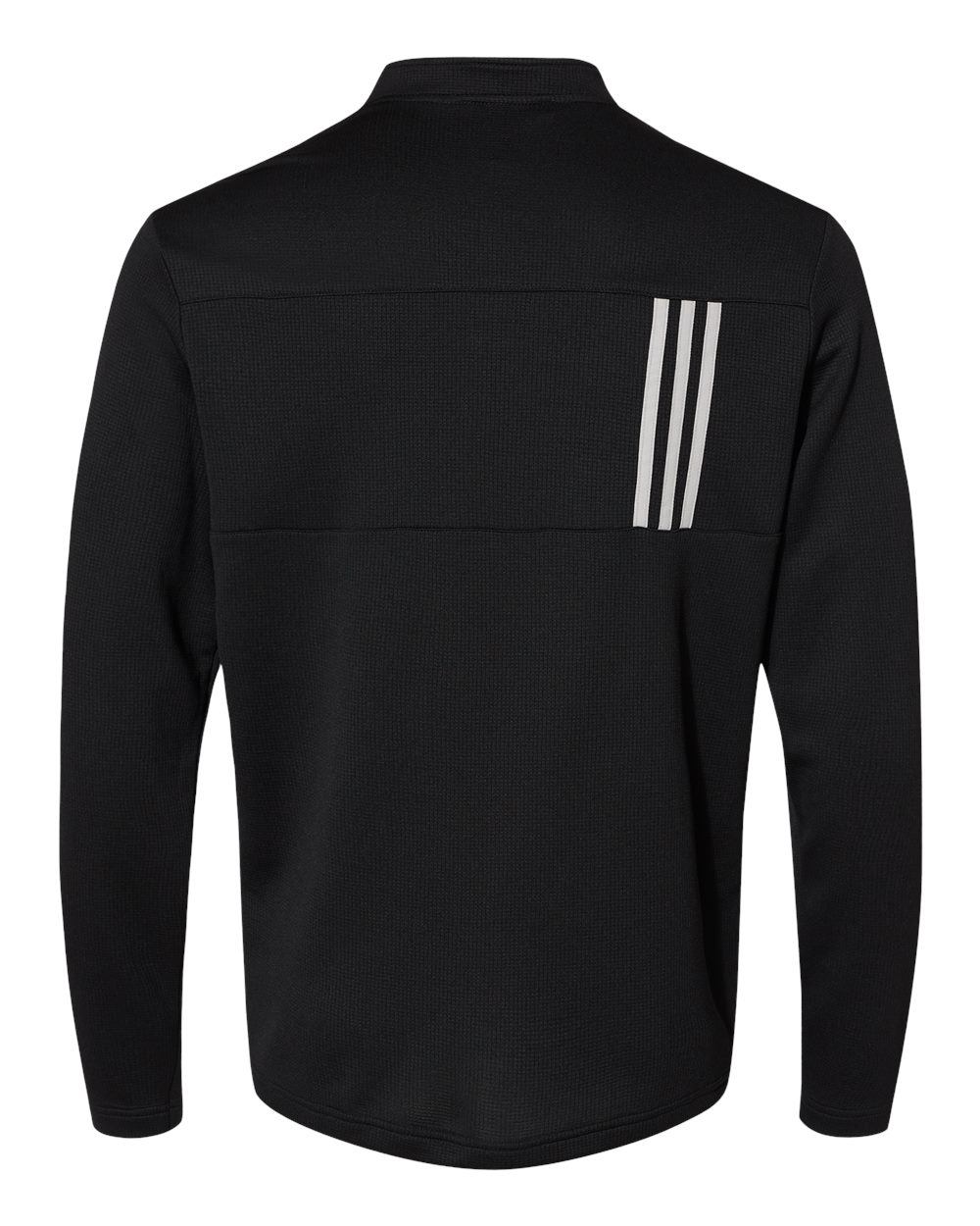 Men's 3-Stripes Double-Knit Quarter-Zip Pullover | A482