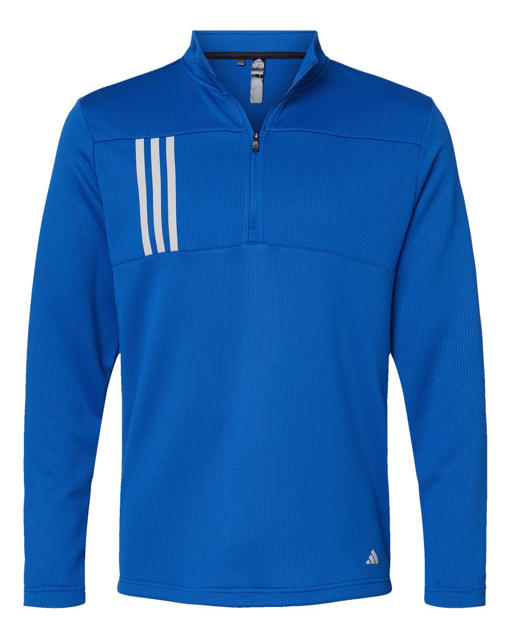 Men's 3-Stripes Double-Knit Quarter-Zip Pullover | A482