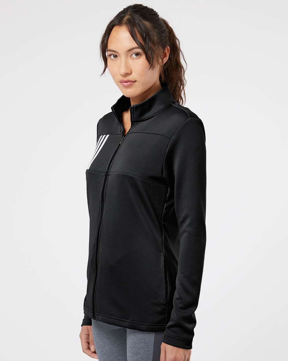 Women's 3-Stripes Double Knit Full-Zip Jacket | A483