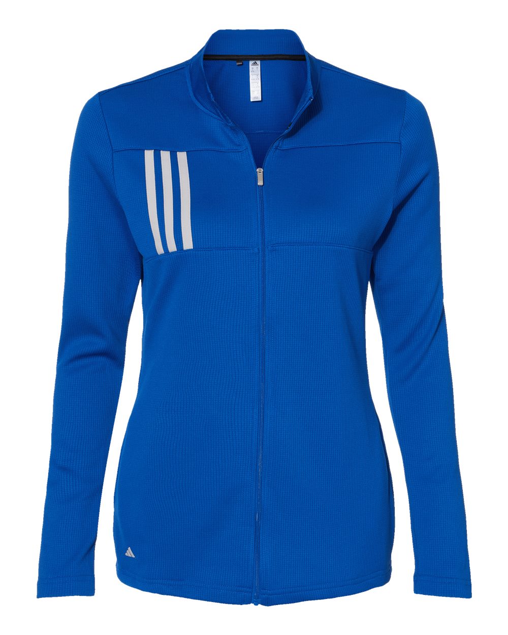 Chaqueta para mujer con cremallera completa y doble tejido de 3 rayas | A483