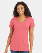 Women's Garment-Dyed V-Neck T-Shirt | GDH125