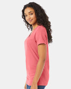 Women's Garment-Dyed V-Neck T-Shirt | GDH125