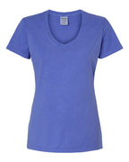 Women's Garment-Dyed V-Neck T-Shirt | GDH125