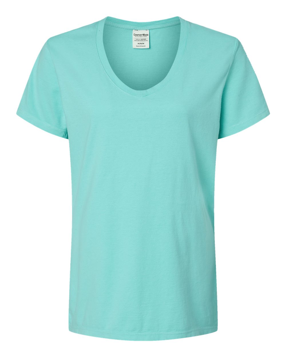 Women's Garment-Dyed V-Neck T-Shirt | GDH125