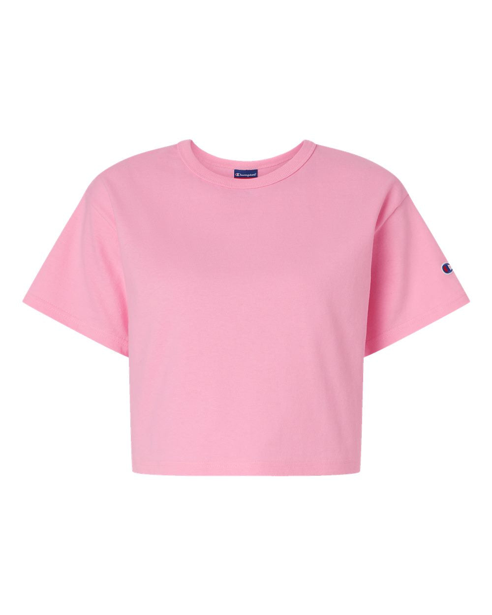 Champion T453W Women's Heritage Jersey Crop T-Shirt - Pink Candy