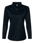 C2 Sport 5602 Women's Quarter-Zip Pullover - Black