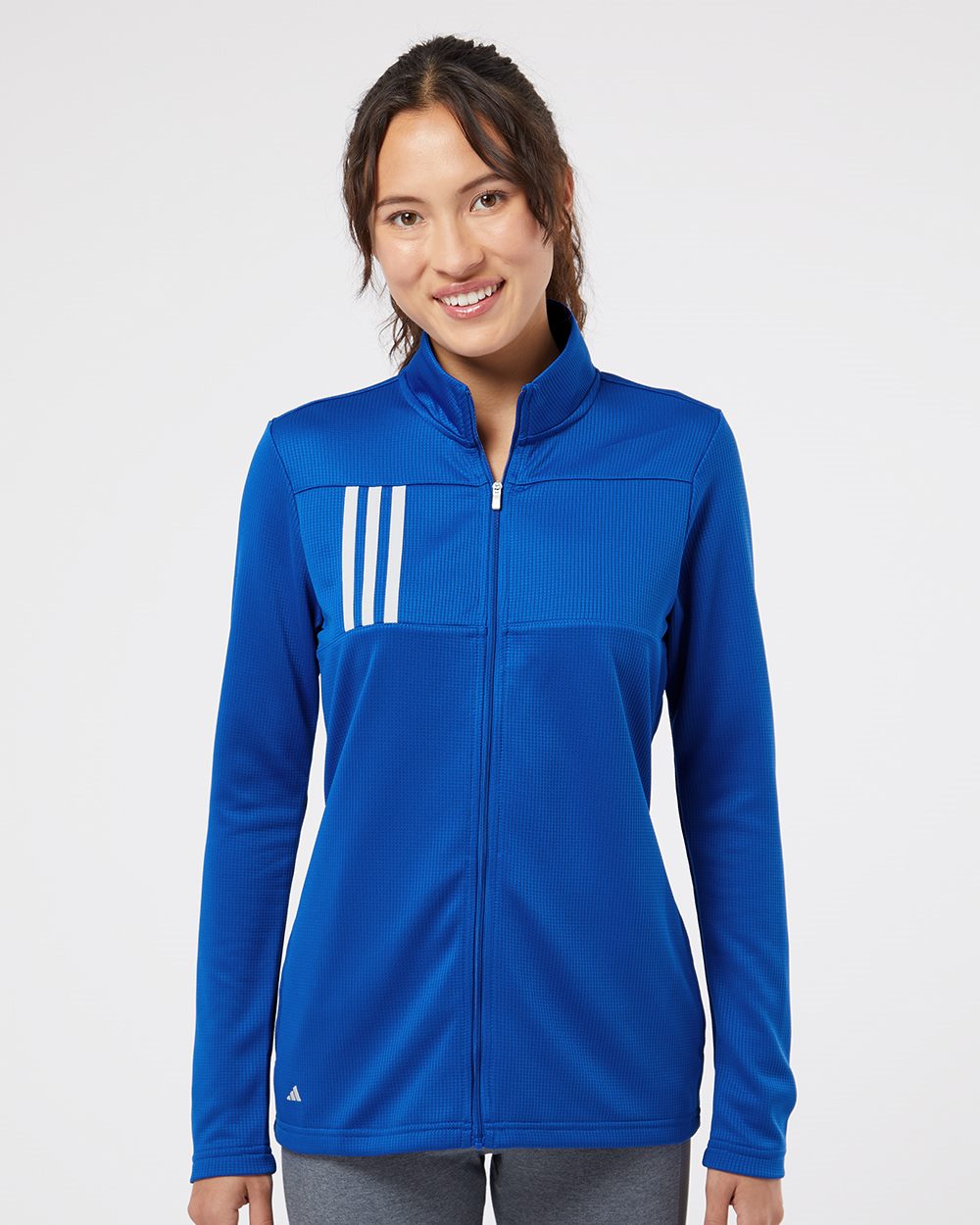 Women's 3-Stripes Double Knit Full-Zip Jacket | A483