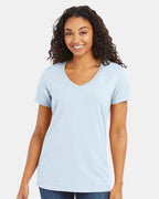 Women's Garment-Dyed V-Neck T-Shirt | GDH125