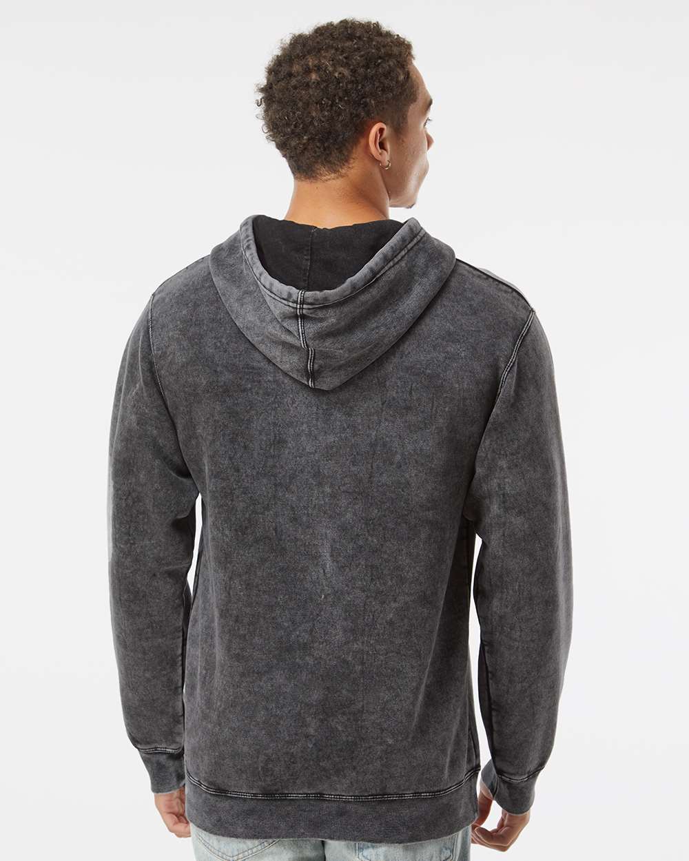 Sudadera con capucha unisex de peso medio con lavado mineral | PRM4500MW