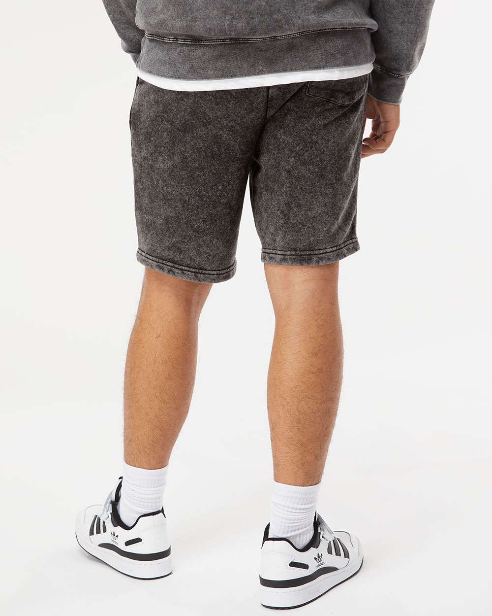 Unisex Mineral Wash Fleece Shorts | PRM50STMW