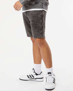 Unisex Mineral Wash Fleece Shorts | PRM50STMW