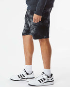 Unisex Tie-Dyed Fleece Shorts | PRM50STTD