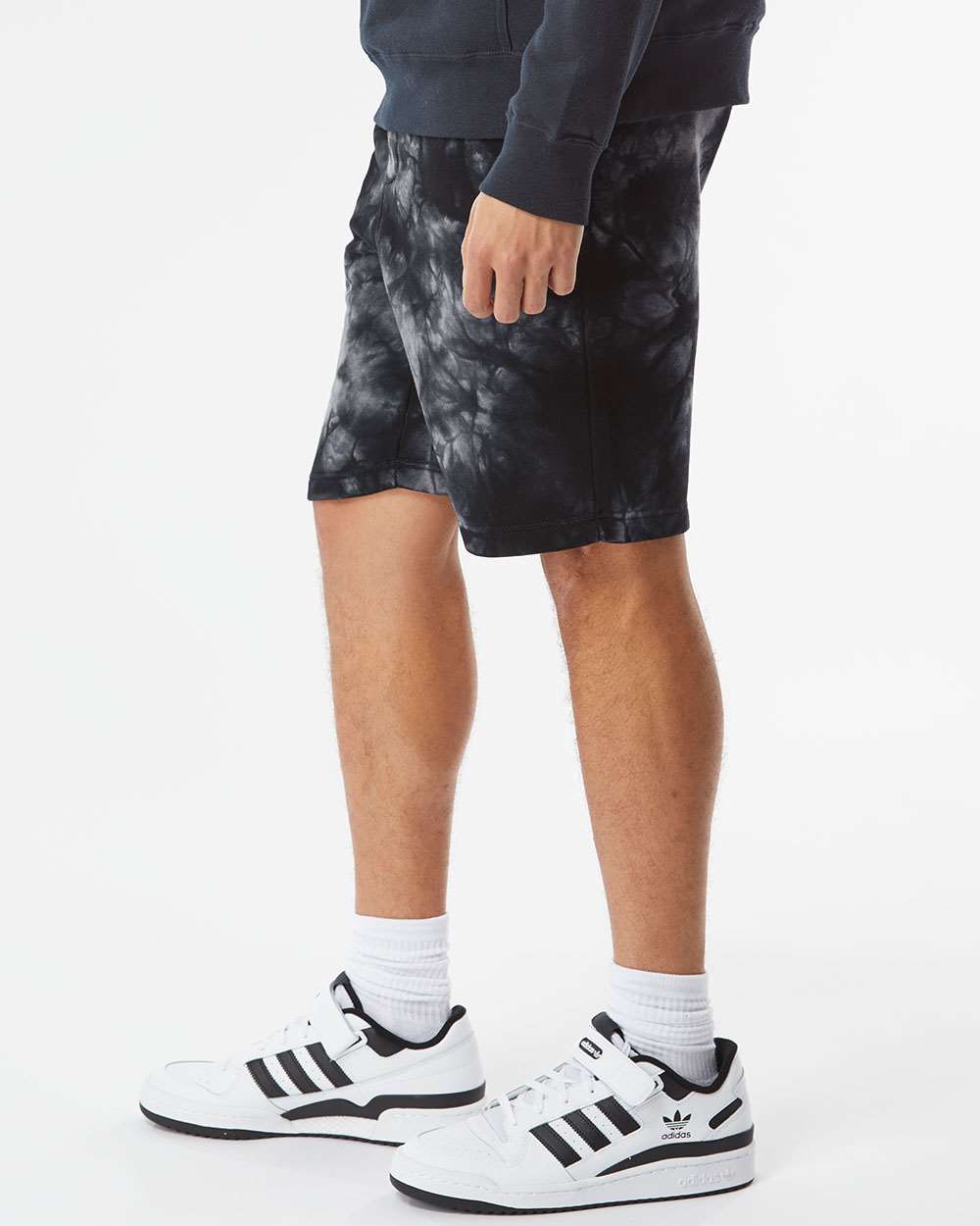 Unisex Tie-Dyed Fleece Shorts | PRM50STTD