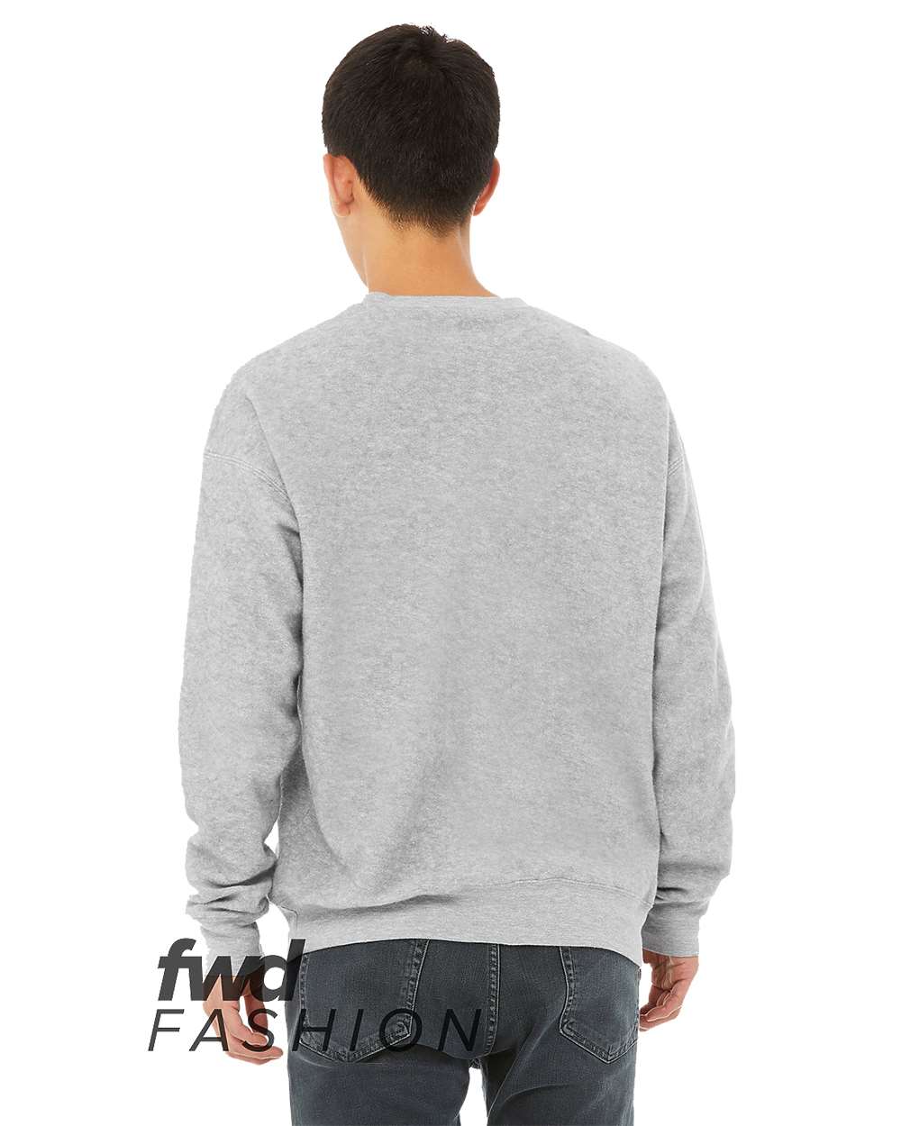 Sudadera Unisex FWD Fashion con Hombros Caídos y Cuello Redondo de Felpa Suave | 3345