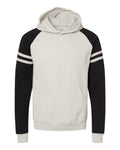 Unisex Nublend® Varsity Colorblocked Raglan Hooded Sweatshirt | 97CR