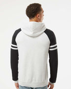 Unisex Nublend® Varsity Colorblocked Raglan Hooded Sweatshirt | 97CR