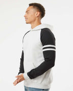 Unisex Nublend® Varsity Colorblocked Raglan Hooded Sweatshirt | 97CR