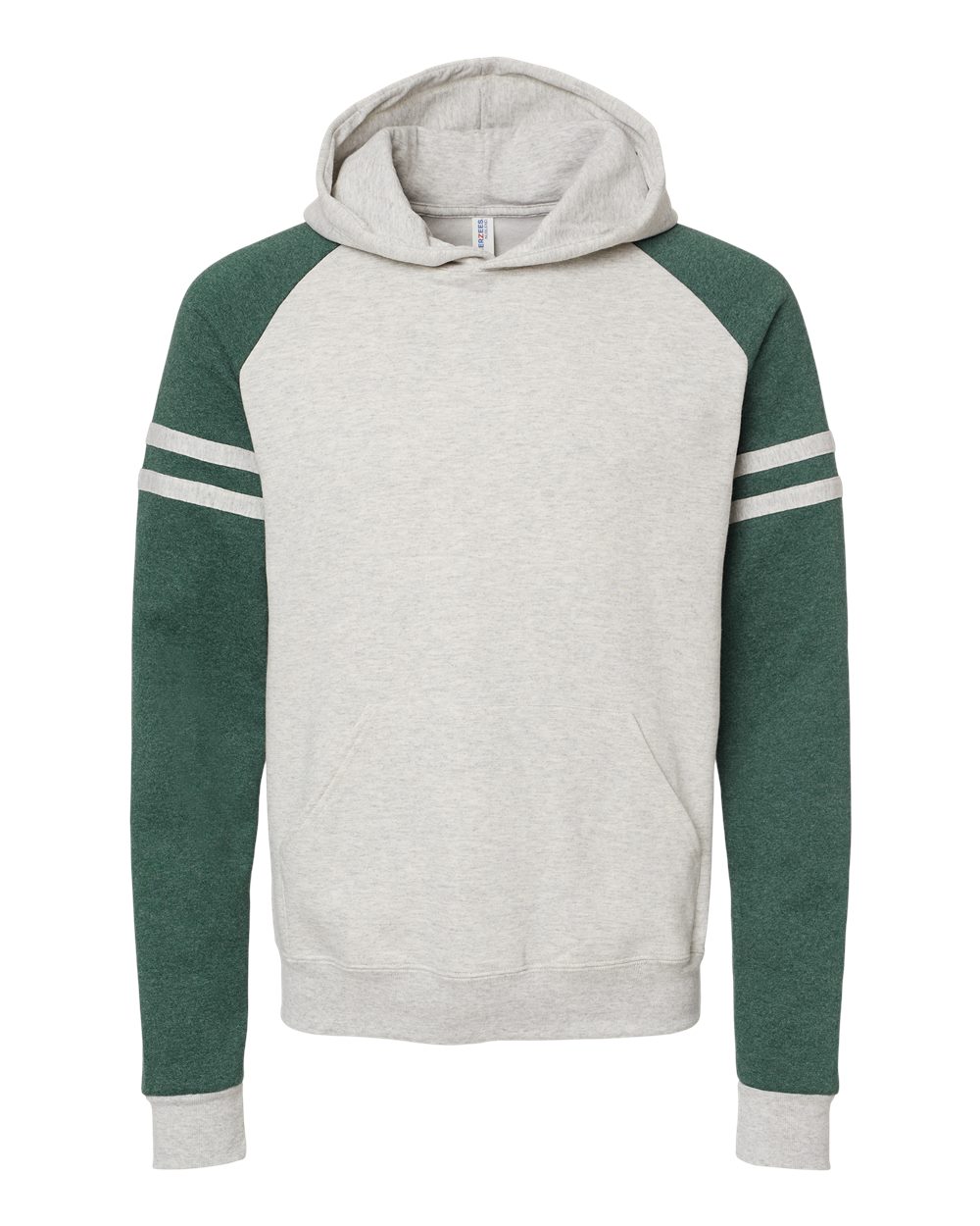 Unisex Nublend® Varsity Colorblocked Raglan Hooded Sweatshirt | 97CR