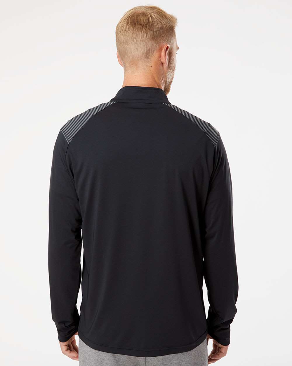 Men's Ultimate365 Lightweight Shoulder Stripe Quarter-Zip Pullover | A520