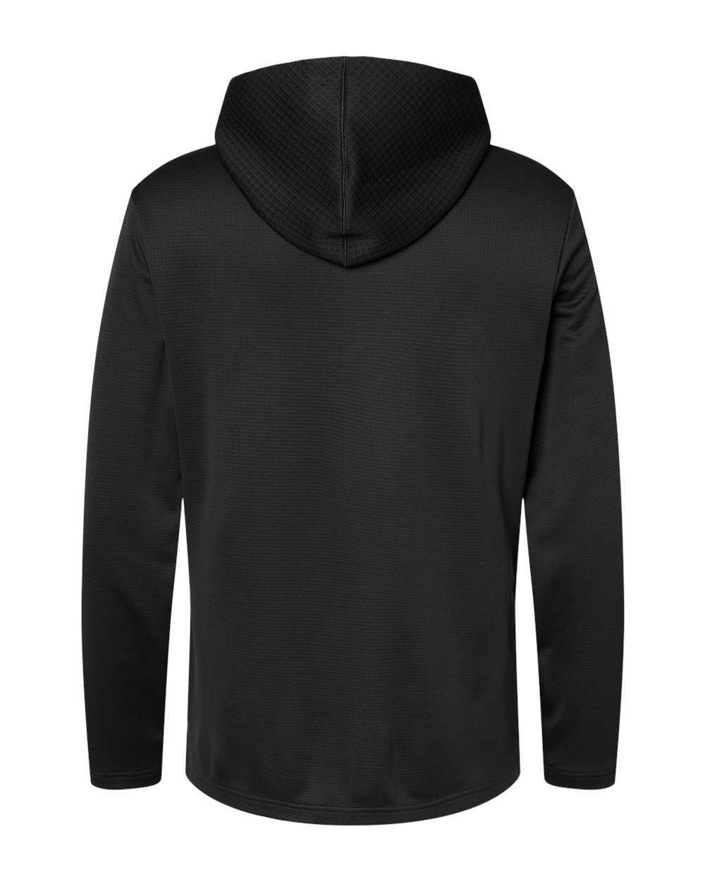Men's Textured Mixed Media Midweight Hooded Sweatshirt | A530