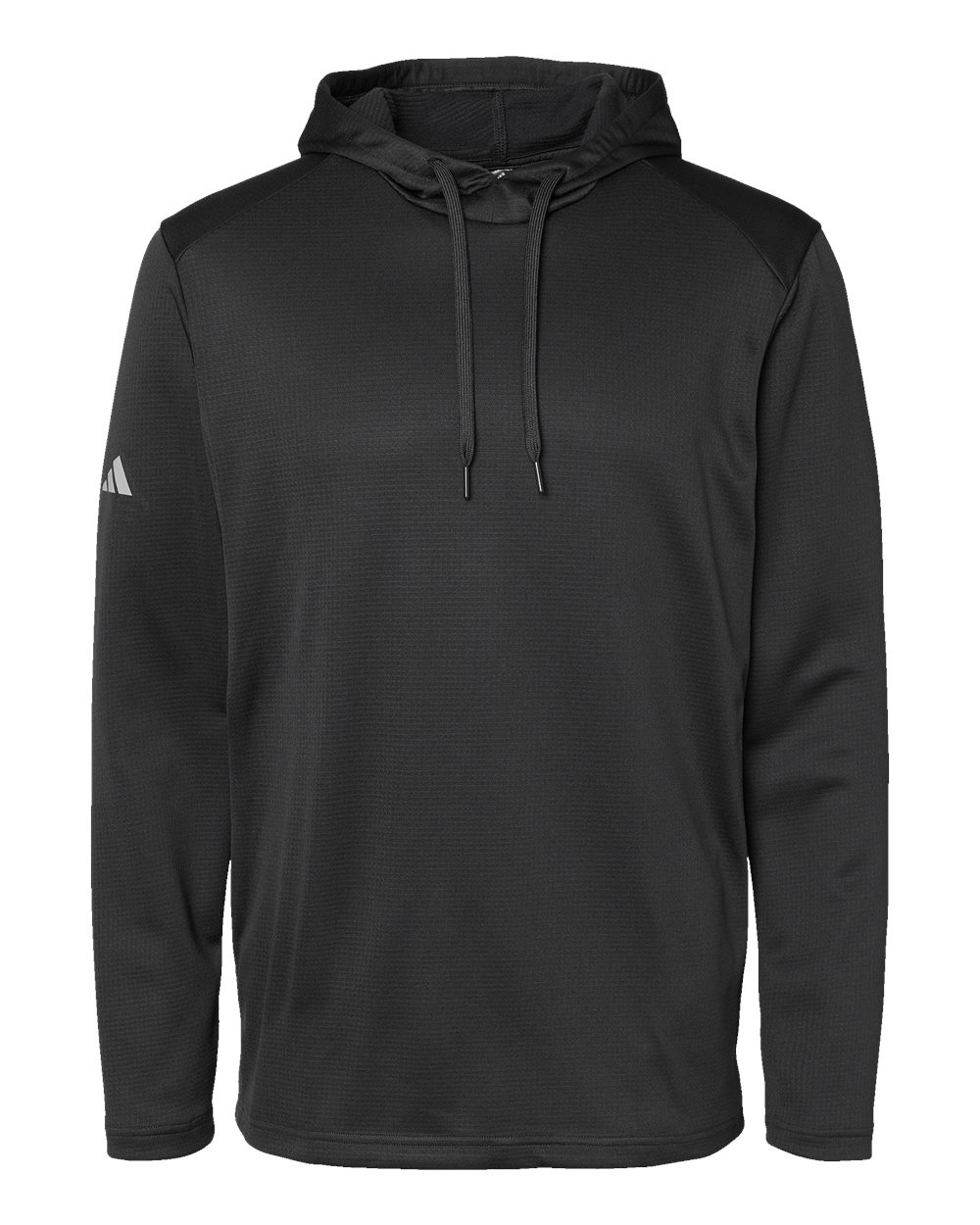 Men's Textured Mixed Media Midweight Hooded Sweatshirt | A530