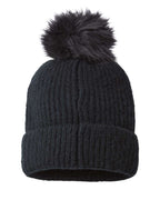 Winter Blur™ Pom-Pom Cuffed Beanie | 186210
