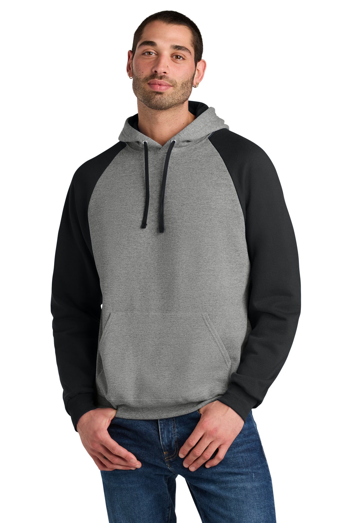 Unisex NuBlend® Colorblock Raglan Hoodie Sweatshirt - 8 oz | Jerzees 96C