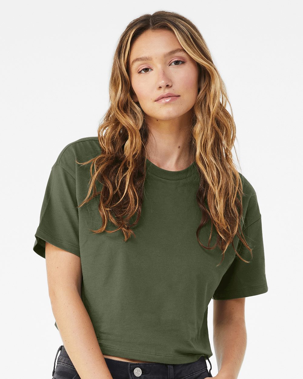 Women's Jersey Crop Tee | 6482