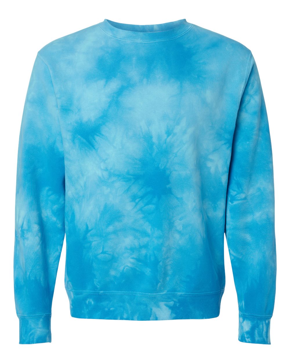 Sudadera unisex de peso medio con cuello redondo y teñido anudado | PRM3500TD