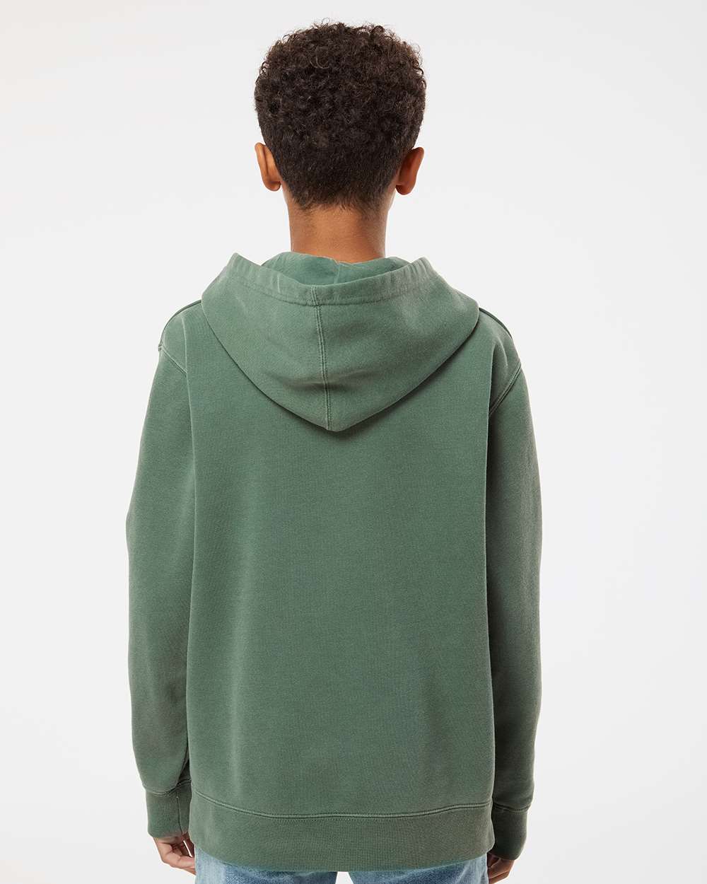 Youth Midweight Pigment-Dyed Hooded Sweatshirt | PRM1500Y