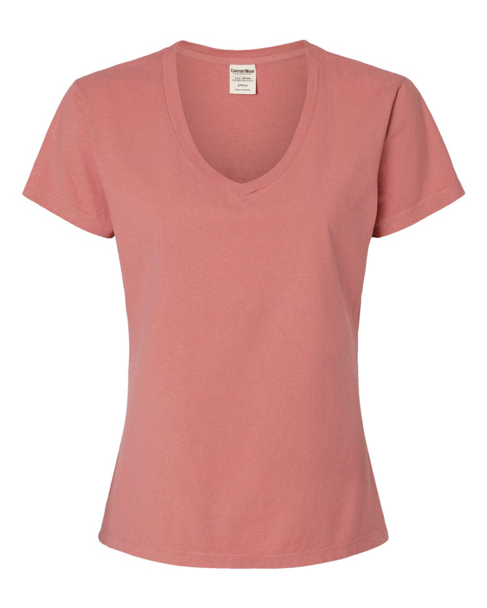 Women's Garment-Dyed V-Neck T-Shirt | GDH125