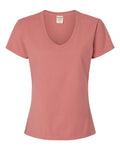 Women's Garment-Dyed V-Neck T-Shirt | GDH125