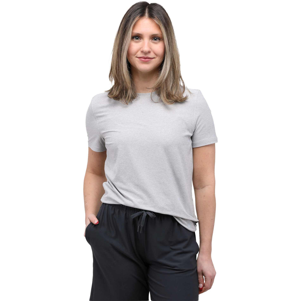 WELLABLE Women's Short Sleeve Tee | TM97913 image 1