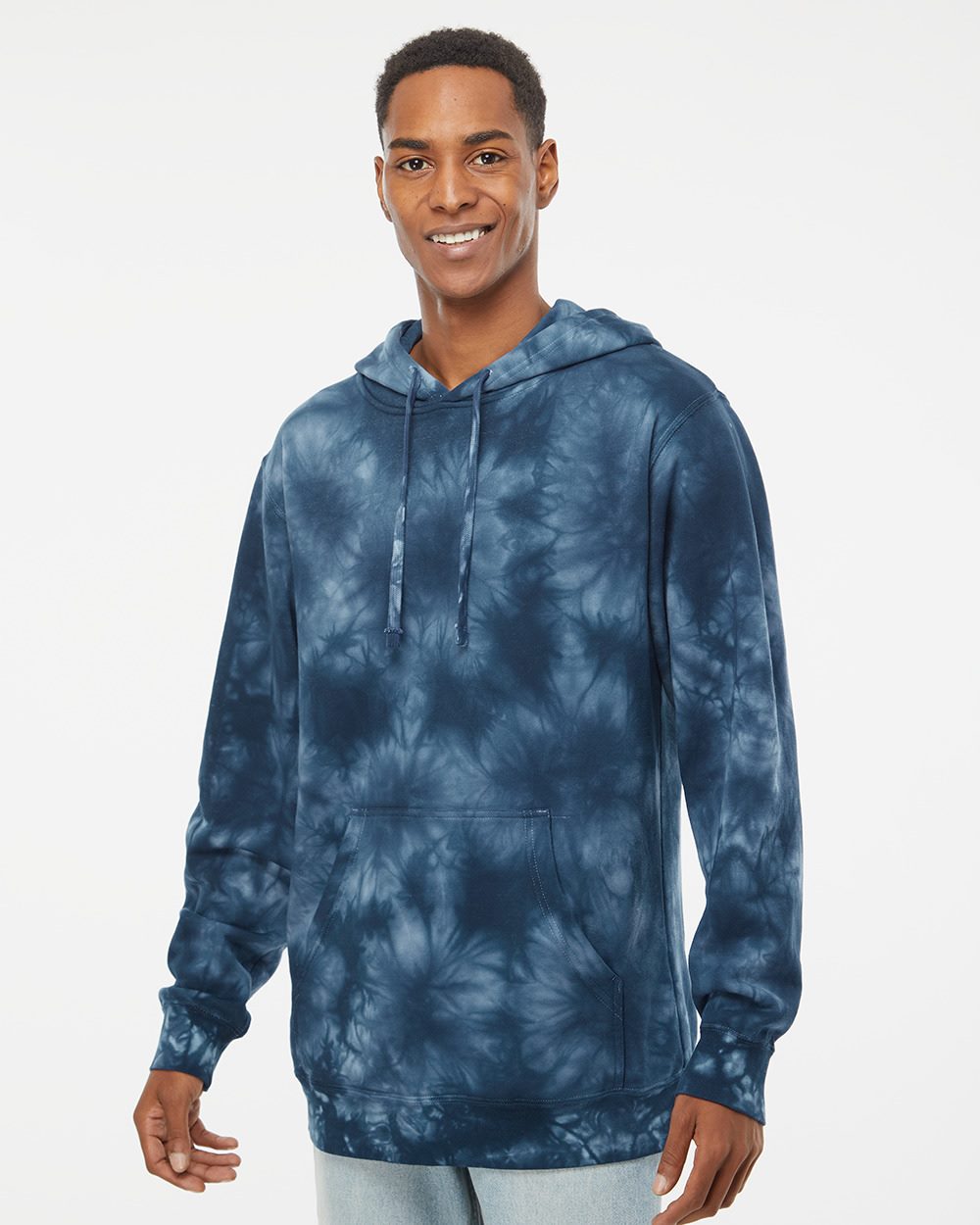 Unisex Midweight Tie-Dyed Hooded Sweatshirt | PRM4500TD