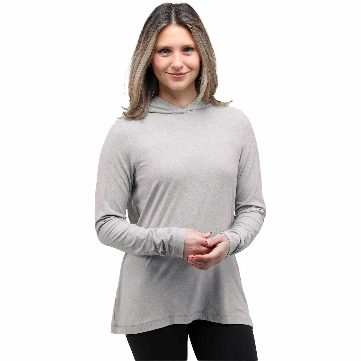 WELLABLE Women's Knit Hoodie | TM98239 image 1