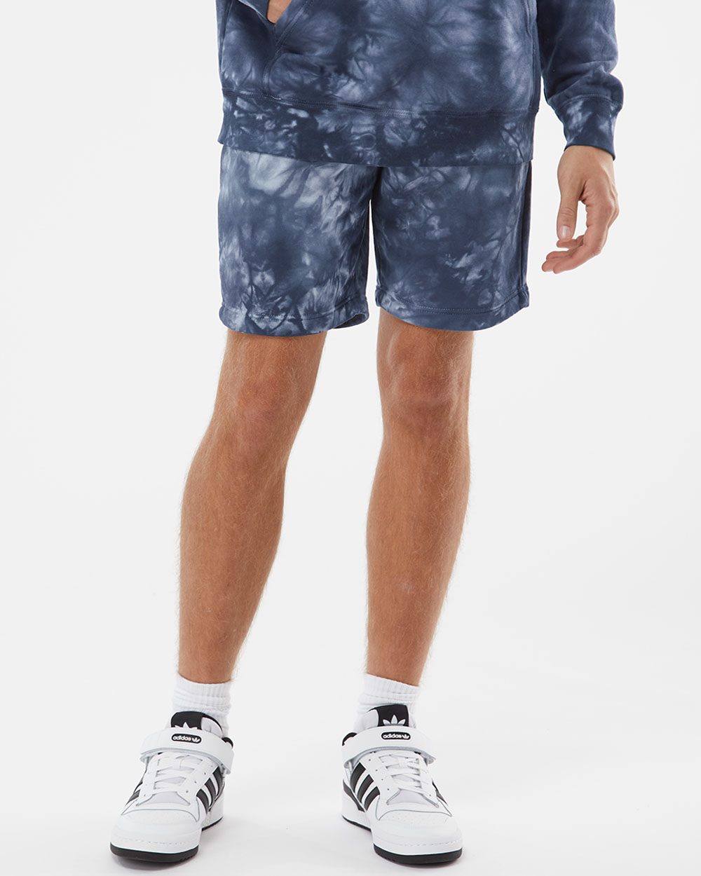 Unisex Tie-Dyed Fleece Shorts | PRM50STTD