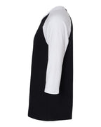 Unisex CVC Three-Quarter Sleeve Tee | 2003CVC