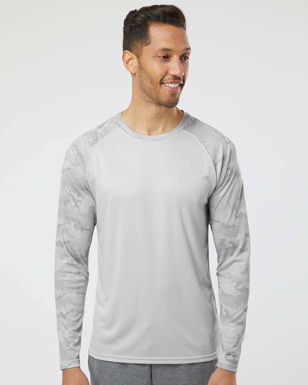 Unisex Cayman Performance Camo Colorblocked Long Sleeve T-Shirt | 216