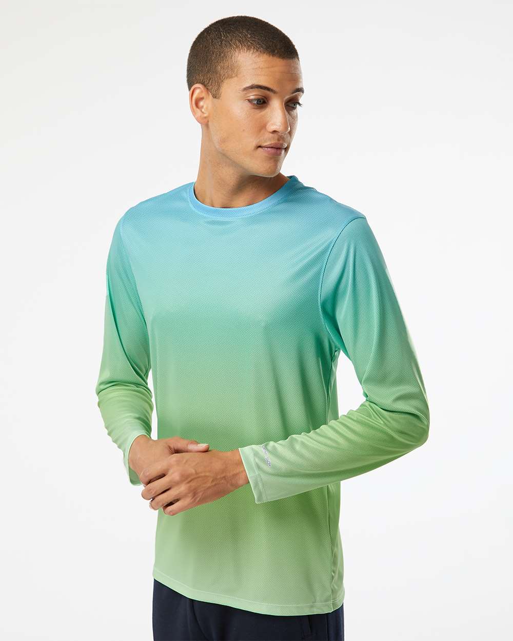 Unisex Barbados Performance Pin Dot Long Sleeve T-Shirt | 225