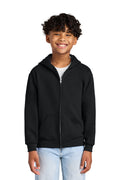 Sudadera con capucha y cierre completo juvenil NuBlend ® - 8 oz | Jerzees 993B