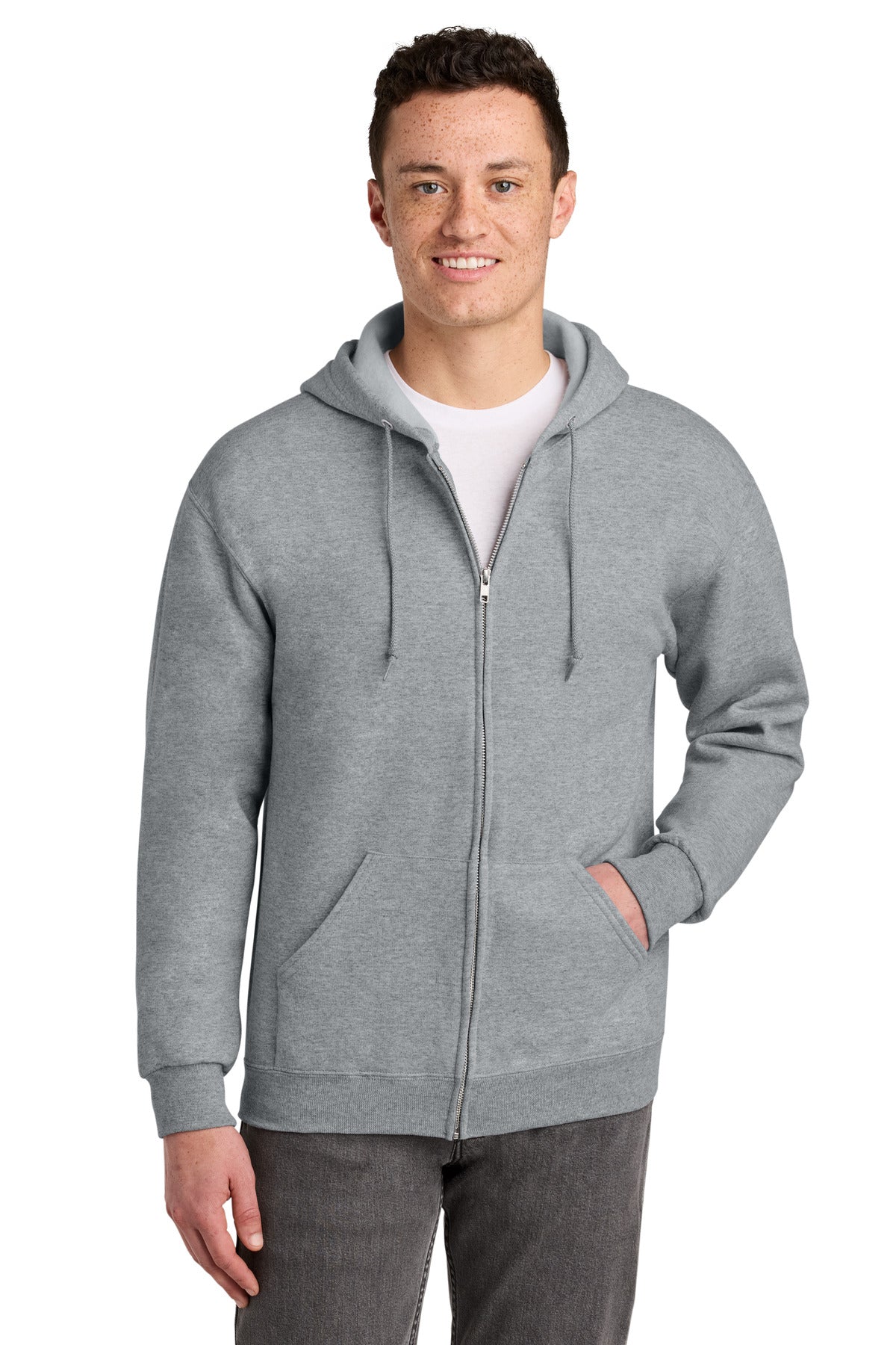 Jerzees 993M NuBlend Full-Zip Hooded Sweatshirt