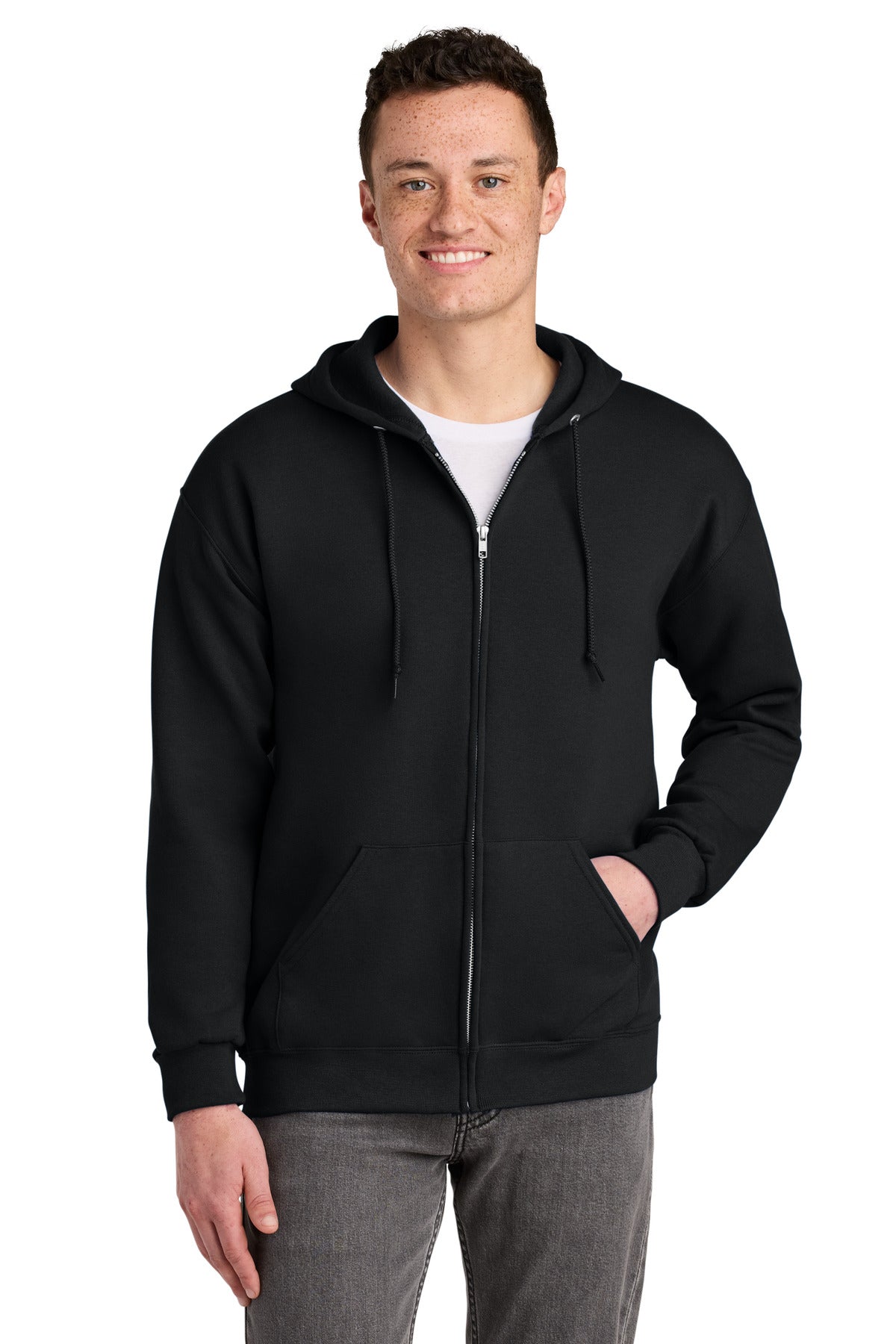 Jerzees 993M NuBlend Full-Zip Hooded Sweatshirt