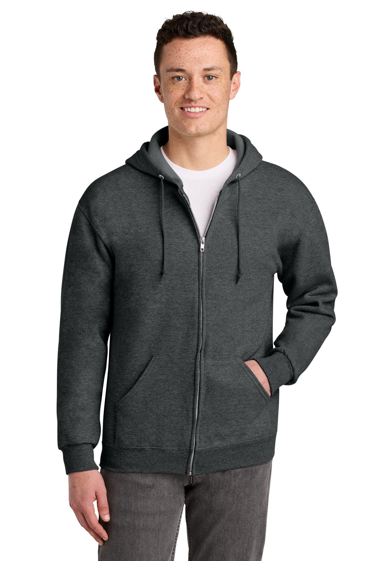 Jerzees 993M NuBlend Full-Zip Hooded Sweatshirt