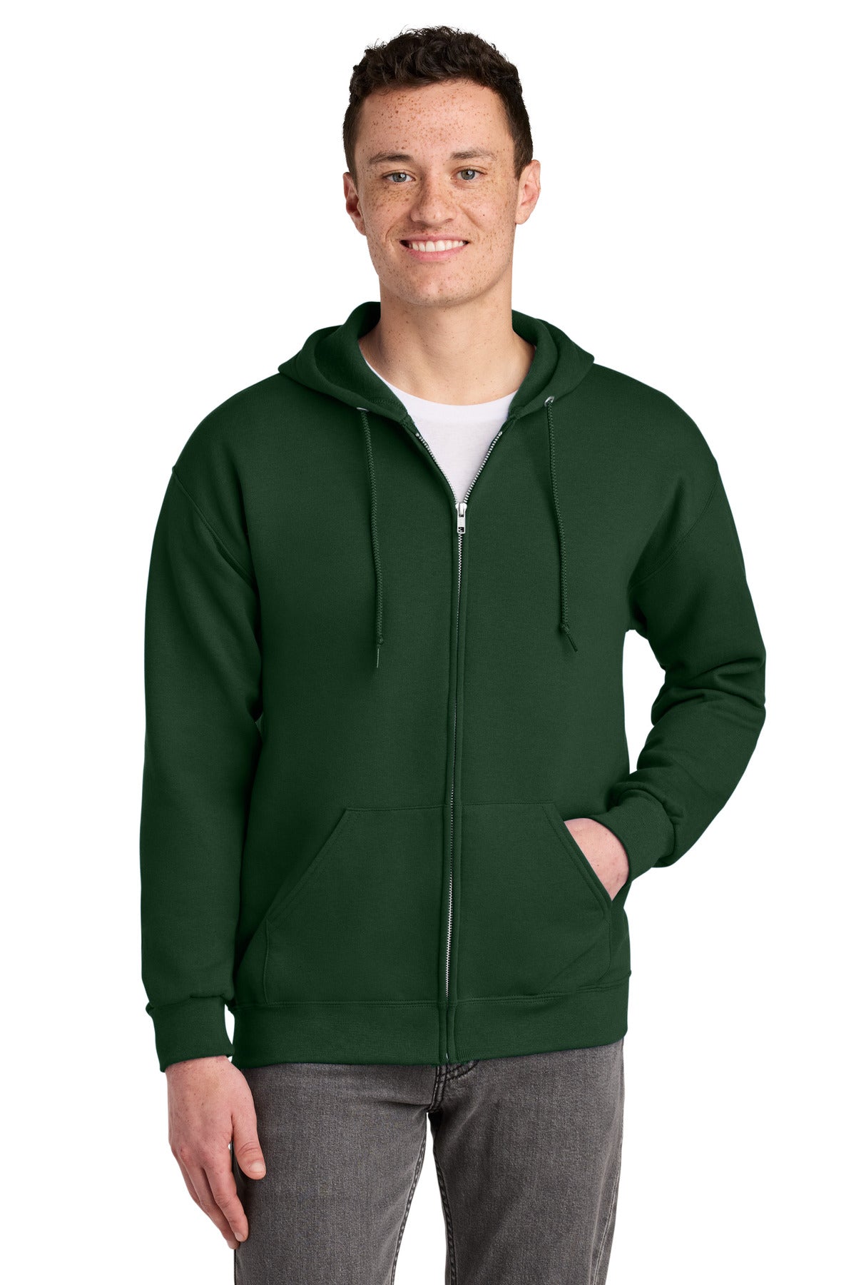 Jerzees 993M NuBlend Full-Zip Hooded Sweatshirt