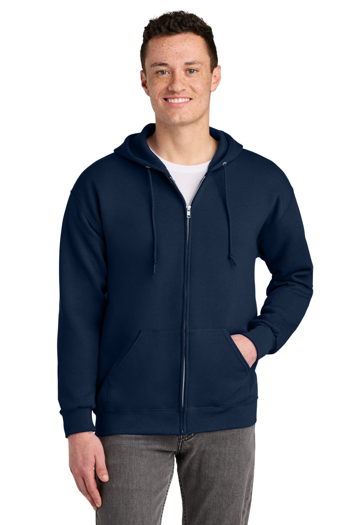 Jerzees 993M NuBlend Full-Zip Hooded Sweatshirt