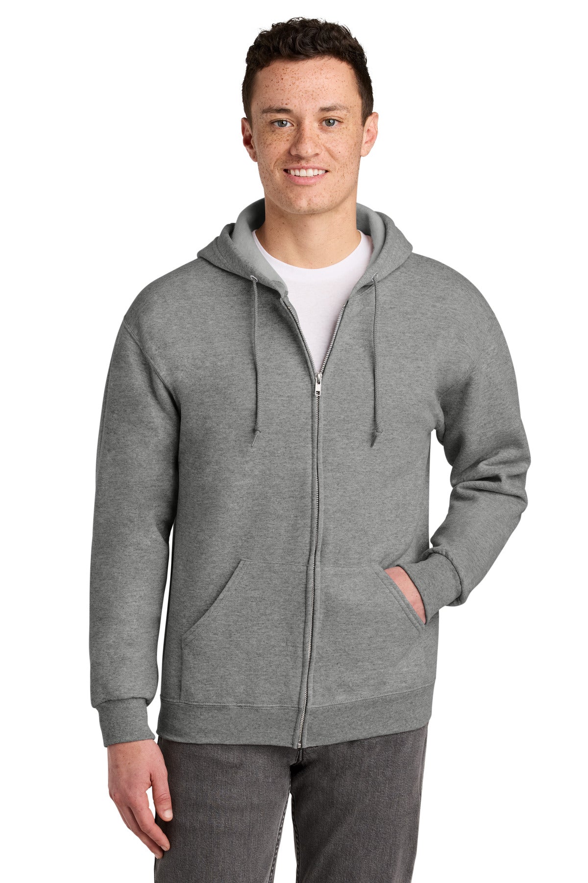 Jerzees 993M NuBlend Full-Zip Hooded Sweatshirt