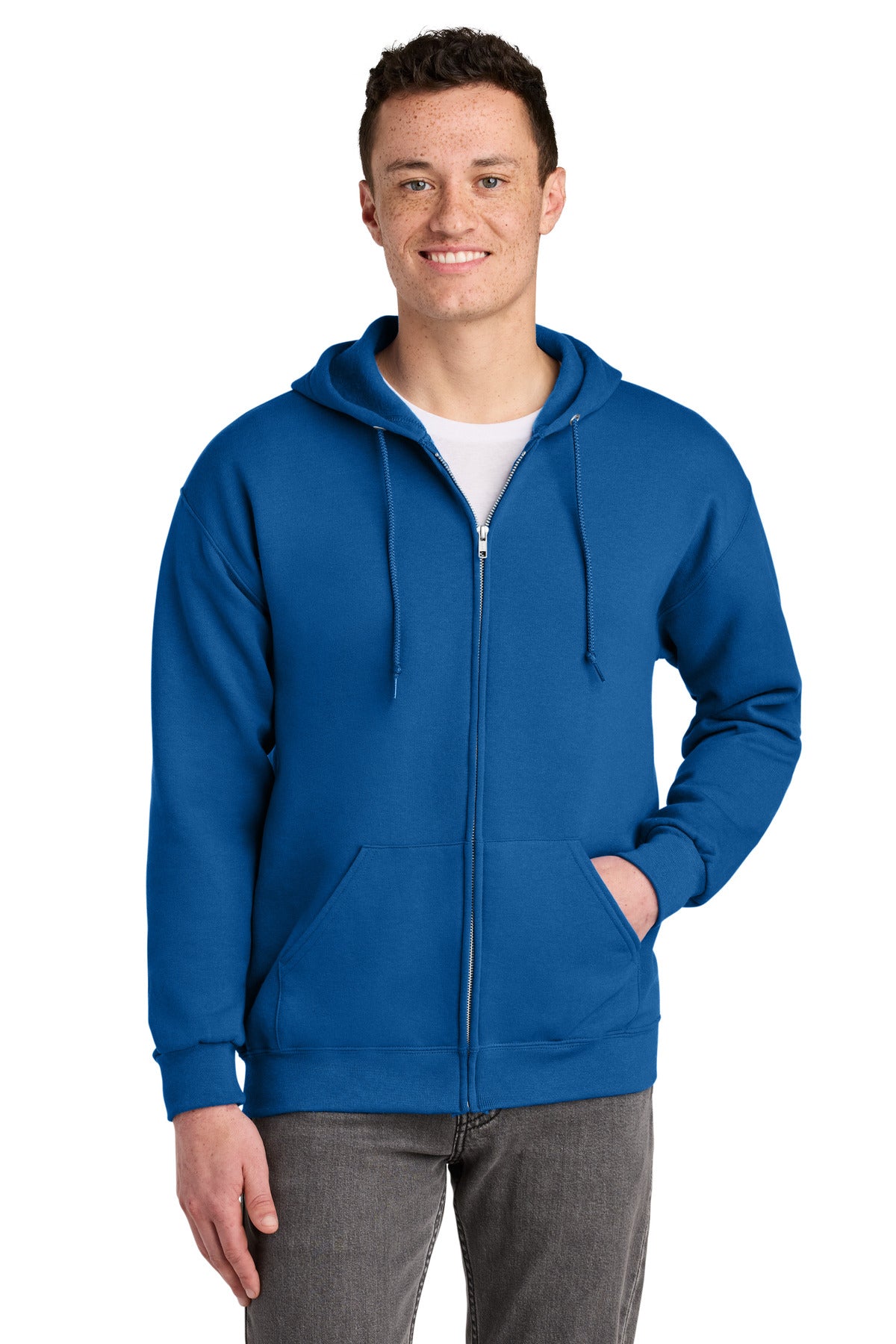 Jerzees 993M NuBlend Full-Zip Hooded Sweatshirt